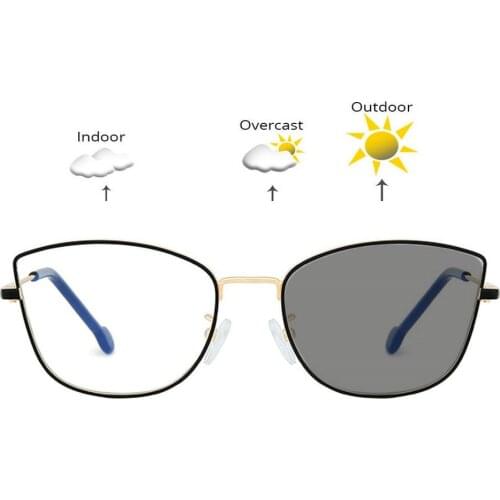 Photochromic glasses Chameleon transition UV eyeglasses male mens frame custom prescription myopia Minus New Sunglasses FML