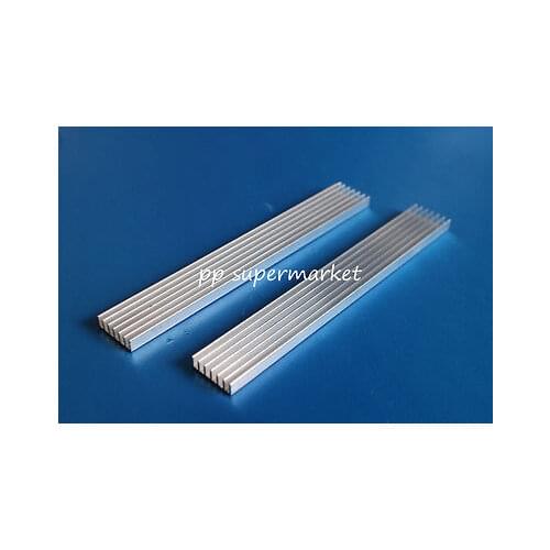 10pcs 150mm*20mm*6mm High Power LED aluminum Heatsink for 1w 3w 5w led led light Lamp radiator
