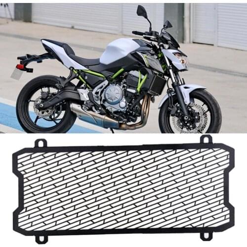 Motorcycle CNC Radiator Guard Protection Metal Radiator Grille Cover Parts for Kawasaki Z650 17-19 Heat Shield Accessories
