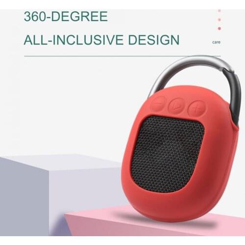 Protective Cover Sweatproof Anti-fall Skin-friendly Colorful Protective Speaker Cover for JBL CLIP 4