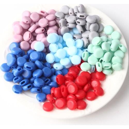 50/1000pcs Silicone Adjusting Buckle Flat Soft Rubber Mask Elastic Band Earmuffs Hanging Ear Rope Mask Non-slip Accessories