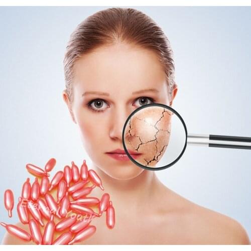 10 Capsules Ageless Vitamin E VE Facial Serum Whitening Moisturizing Anti Wrinkles External Use Only