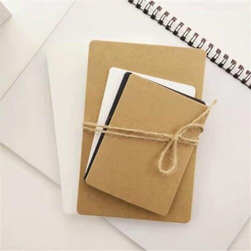 100Pcs/ Lot Thick Kraft Paper DIY Scrapbooking Stationery Blank Card Postcard Birthday Gift Greeting Craft Paper Cards Bookmarks