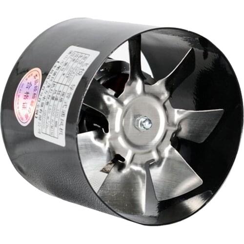 220V In-Line Air Blower Boat Bilge Engine Marine Cabin Ventilation Fan, Corrosion Resistant ABS Marine Boat Parts