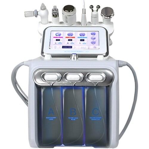 6IN1 Hydrafacial Machine RF Skin Rejuvenaiton Microdermabrasion Hydro Dermabrasion Bio-lifting Wrinkle Removal Hydrafacial Spa
