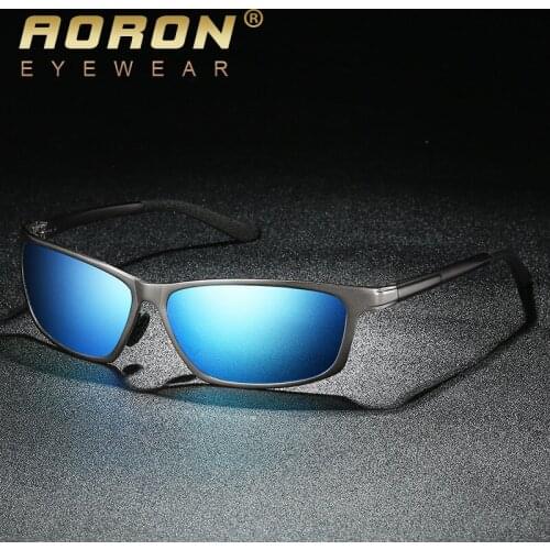 AORON Aluminum Magnesium Sunglasses Polarized Men Women Designer Goggles Sun glasses drive Eyewear Oculos de sol hombres