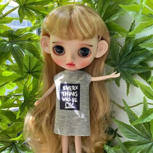 Blyth Doll Clothe Blyth Outfit Suit for 1/6 BJD Licca Body Suit Toy Girl Gift for Doll Customized