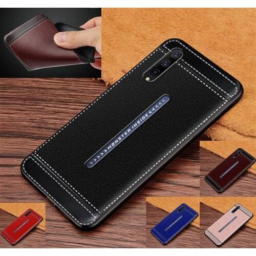 For Vivo S1 IQOO Pro 5G V17 Y17 U1 Y93 Y95 Y97 Y91 Z5X Z5 NEO V15 Pro Retro Vintage Synthetic Leather Soft TPU Bumper Cover Case