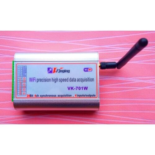 VK701W Four-channel Wireless Data Acquisition Card WIFI 100KSPS Synchronization Microvolt Acquisition