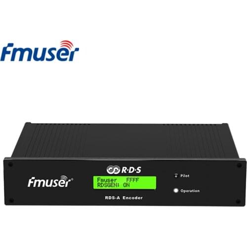FMUSER FM Broadcast RDS-A Encoder Radio Data System Encoder For FM Transmitter Radio Station