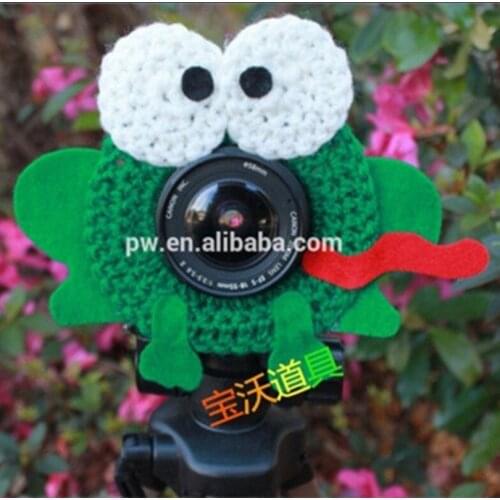 Camera Buddies Camera Buddy Handmade Crochet Knitted Animal Lens Buddy Photography Accessories
