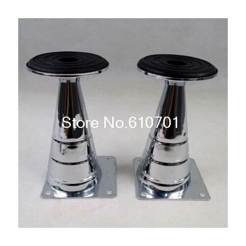 Set Metal Furniture Cabinet Legs Tea Table Bed Chair Sofa Leg Feet 4pcs 5.6"