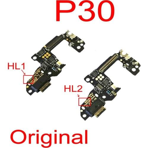 Original Best Charge Board For Huawei P30 ELE-L09 ELE-L29 ELE-AL00 USB Charging Port Dock Connector PCB Board Ribbon Flex Cable