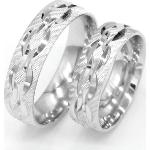 Couple Rings 925 Sterling Silver For Couple Promise for each other Solid Silver Lovers Wedding Engagement Fine Jewelry