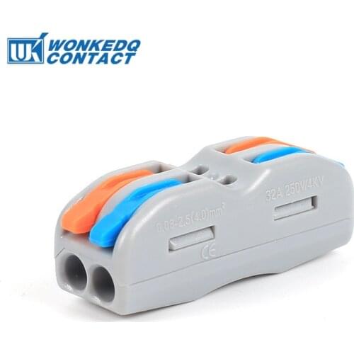 Wire cable Connector Terminal Block 222 4pole Quick Push In Spring Splicing Plastic Material PA66 Mini Fast Connectors 10PCS