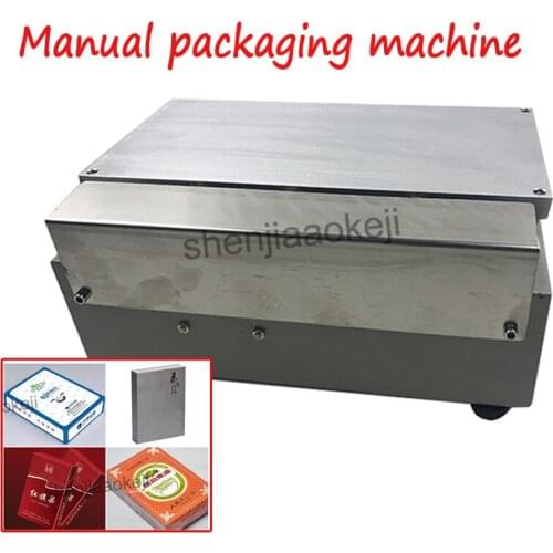 Manual packaging machine Cigarette Boxs Wrapping Machine poker box blister film packaging machine,blister sealing machine 1PC