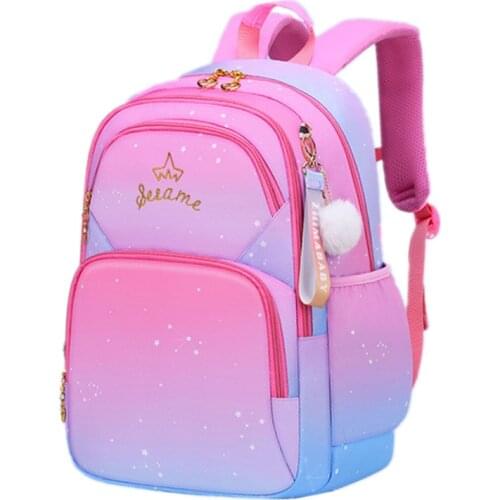 2021 New Girls School Bags Children Backpack Primary Bookbag Orthopedic Princess Schoolbags Mochila Infantil sac a dos enfant