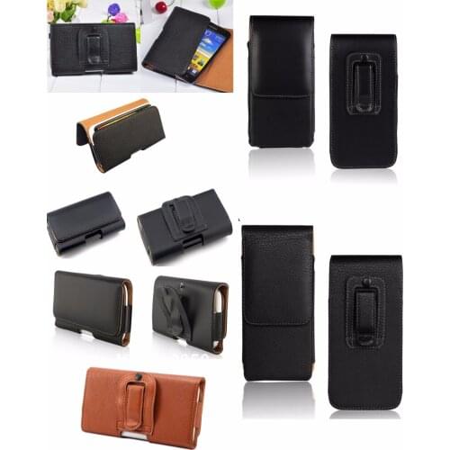 Belt Clip Holster Universal PU Leather Pouch Case Cover For Lenovo A328 A328T/Intex Aqua Q7N/Fly IQ4417 IQ 4417 ERA Energy 3