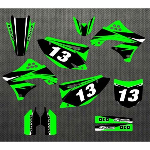 08031 3M Motorcycle Team Graphic & Backgrounds Decal Sticker Kits for Kawasaki 2009 2010 2011 KXF 450