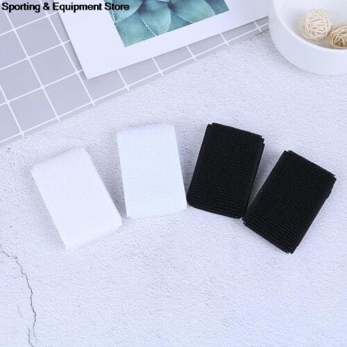 1Pair Soccer Shin Guard Fixed Bandage Tape Fastener Shinguard Adjustable Elastic Sports Strap Anti-crash Sports Bandage