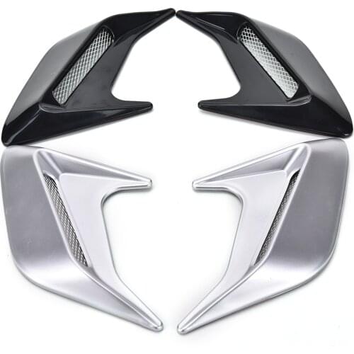 2pcs Car Auto Side Vent Air Flow Fender Intake Sticker Car Simulation Side Vents Decorative