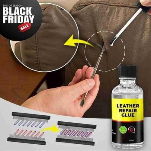 30/50ml Leather Scratch Repair Glue Liquid Leather Invisible Transparent Washable Liquid Gel Waterproof Leather Repair Glue