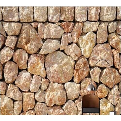 Beibehang Customized 3d stone wallpaper fashion living room hotel mural rock background bar cafe modern painting decoration