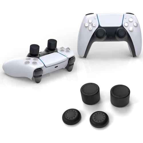 4Pcs For PS5 PS4 Controller Game Thumb Stick Grip Cap For Playstation 5 4 Host Heightened Anti-Slip Cover Case Game Accessories