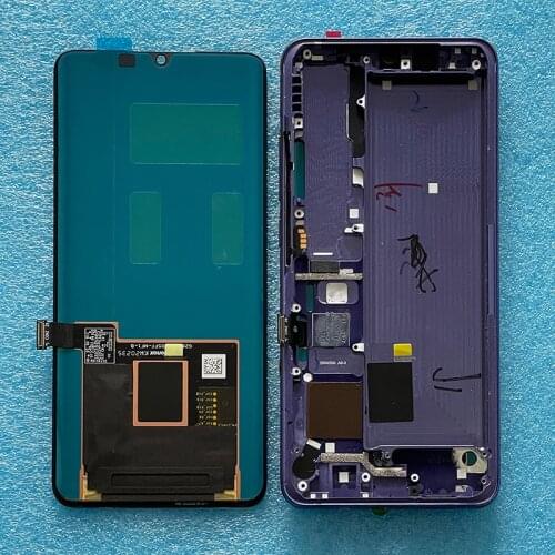 6.47" Original For Xiaomi Mi Note 10 Lite LCD Screen Display+Touch Panel Digitizer With Frame For Xiaomi Note 10 Lite M2002F4LG