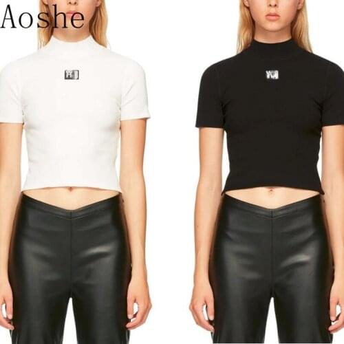 Aoshe Women's Cropped T-shirts
