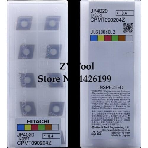 Free shopping! HITACHI 10PCS CPMT090204Z JP4020 lathe cutting tools CNC blade alloy carbide cutting tool carbide inserts