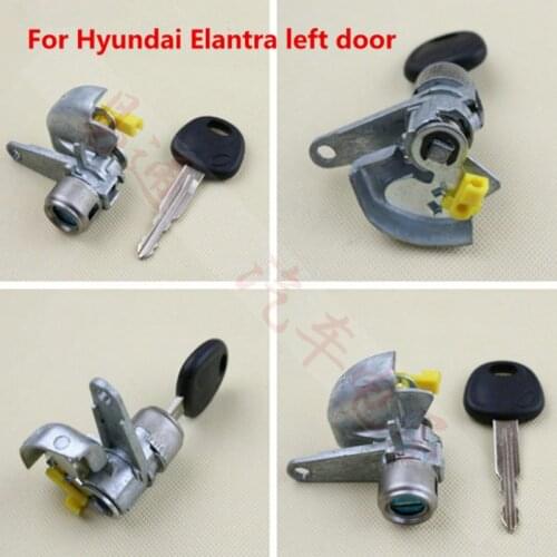 Car Left Door Lock Cylinder Auto Door Lock Cylinder for Hyundai MDAvante VERNA Elantra Sonata yuedong IX35 ignition lock