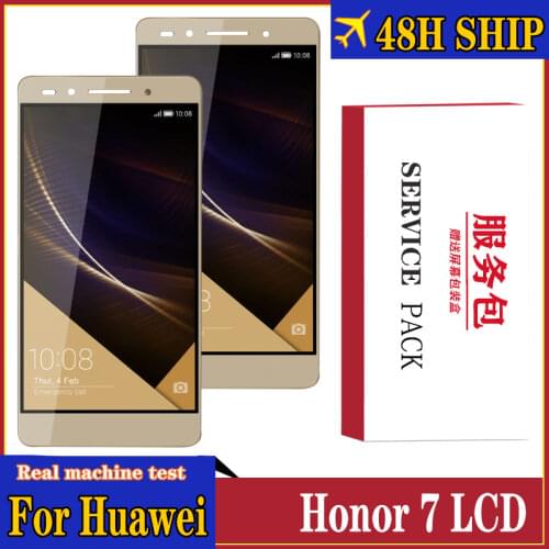 5.2 ''Original Display for Huawei Honor 7 LCD Display Touch Screen Assembly Honor 7 PLK-L0 PLK-AL10 LCD Repair