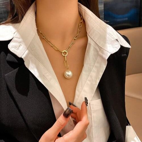 Vintage Multi layer Summer Pearl Pendant Necklace for Women Fashion Gold Beads Choker Necklace 2021 New Jewelry Gift