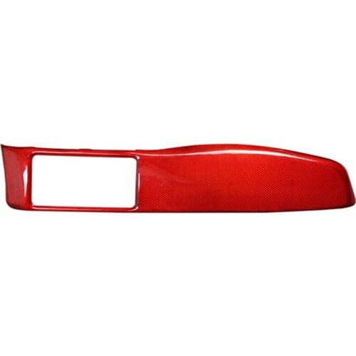 Red Carbon Fiber for Subaru BRZ Toyota 86 2017-2020 Interior Trim Car Dashboard Panel Cover Sticker