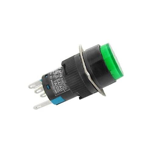 Round Cap AC 250V Momentary Push Lamp Switch Button Djjiw