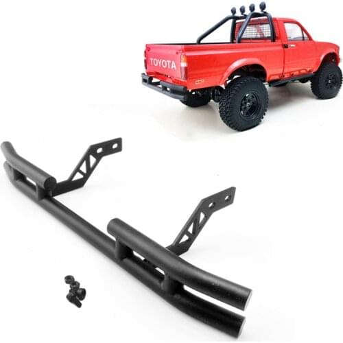 Rc Toys Car Metal Rear Bumper Fit For 1/10 Scale Rock Crawler Toy Pickup Model RC4WD TF2 Trail Finder II Upgrade Accessory