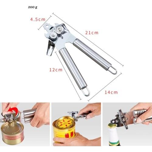 Multifunctional Bottle Opener Stainless Steel Can Opener Major Open Canned Knife Kitchen Tool Bar Tools