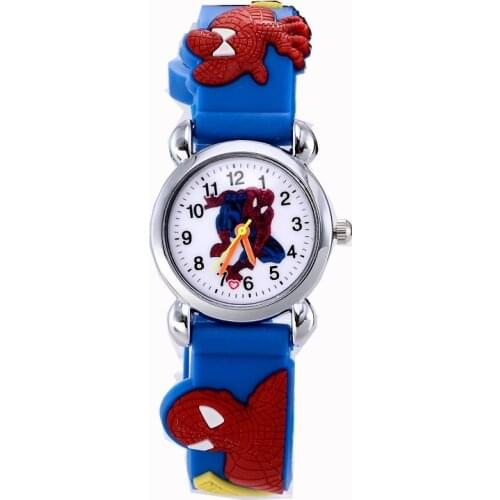 Fashion Cute Cartoon-watch Kids Watches Children Watch Boy Cool 3d Rubber Strap Quartz-watch Clock Hour Gift