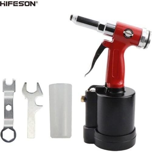 56VB Powerful and Durable Alloy 1/4" Pneumatic Nail Gun 3.2-6.4mm Large Stroke Silencer and Low Noise