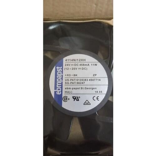 New Original DC fan 4114N/12XH 24V 11W 6months warranty 2 wire / 3wire leading out