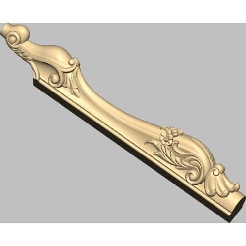 Furniture cabinet leg STL format file 3D model for CNC Router Woodworking 133