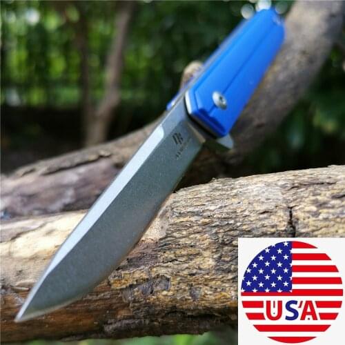Folding Blade Knife High Hardness D2 Blade G10 Handle Knives Good for Hunting Camping Survival Outdoor and Everyday Carry