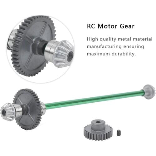 Universal rc car center transmission shaft assembly motor gear suitable for wltoys 14401 1:14 remote control car