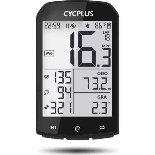 10pc/Lot CYCPLUS M1 Bicycle Accessories GPS Speedometer Bike Computer Waterproof ANT+ BLE Speed Sensor for Strava XOSS