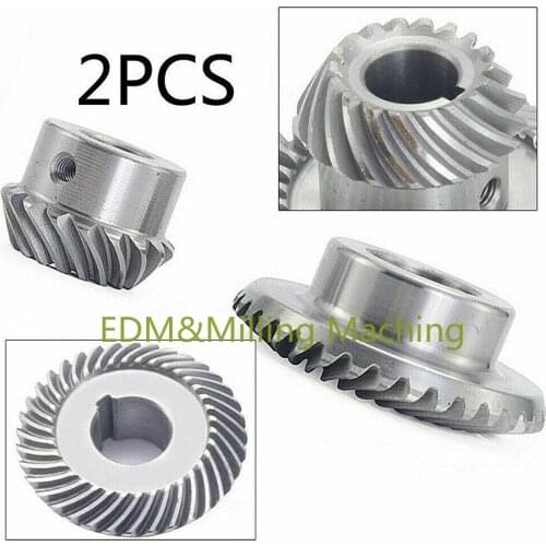 1Set Milling Machine Lifting Gear CNC C77+C96 Helical Mill Gear For Bridgeport Durable
