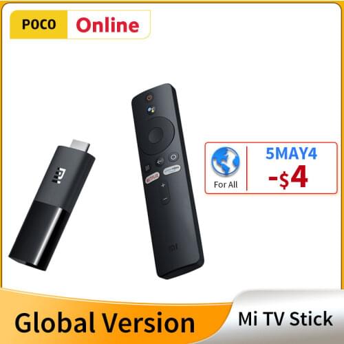 Global Version Xiaomi Mi TV Stick Android TV Quad Core 1GB RAM 8GB ROM Bluetooth Wifi Netflix Google Assistant Mi TV Stick