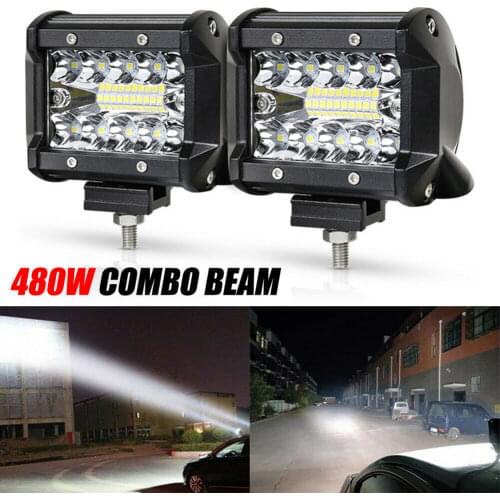 480W 12V 24V LED Arbeitsscheinwerfer Offroad Scheinwerfer Traktor Bagger SUV CAR