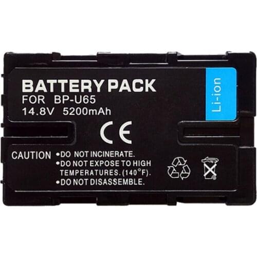 5200mAh for sony BP-U65 BPU65 Digital camera battery Camcorder BP-U30 BP-U60 BP-U65 BP-U90 BP-U95