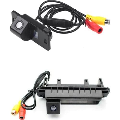 2PCS Car Parking Mirror Camera 420 TV Lines for Bmw with for Mercedes Benz C Trunk Handle Backup Camera 520 TV lines